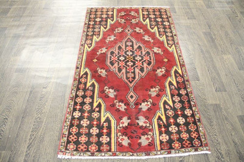 Persian Traditional Vintage Wool 3.2 X 5.7 Handmade Rugs Oriental Rug Carpet