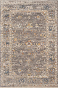 Garden Border Rug — Grey