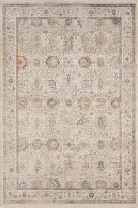Antique Floral Rug — Ivory