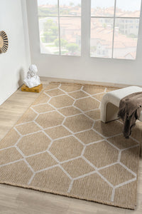 India Diamond Trellis Sisal Rug
