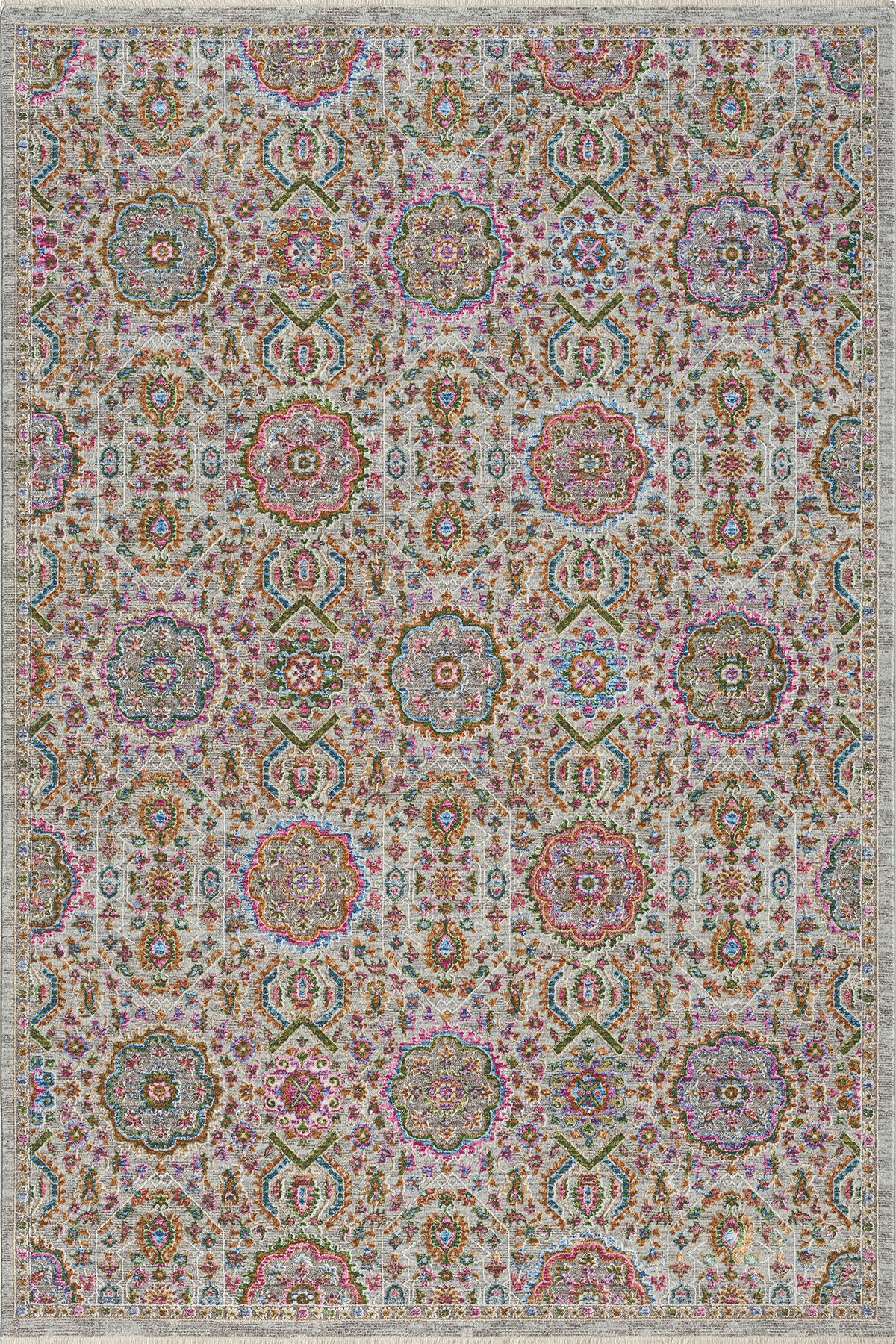 Multi · Kaleidoscope Persian Rug — overhead view of the full rug