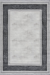 Damask Border Rug