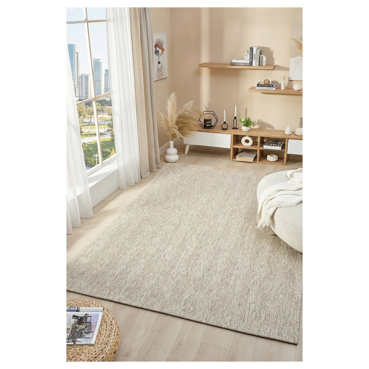 Bombay Pebble Herringbone Sisal Rug