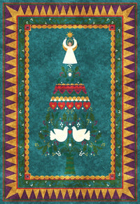 Washable Christmas Tree Rug