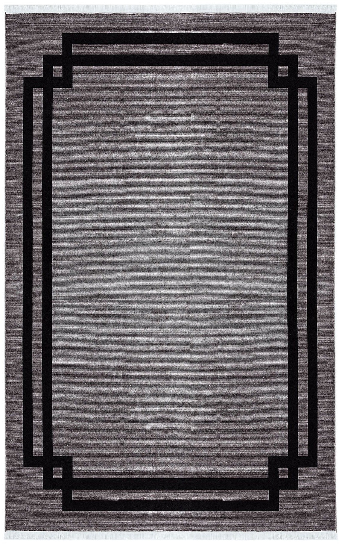 Elexus Ruby Border Rug (V3) - Grey
