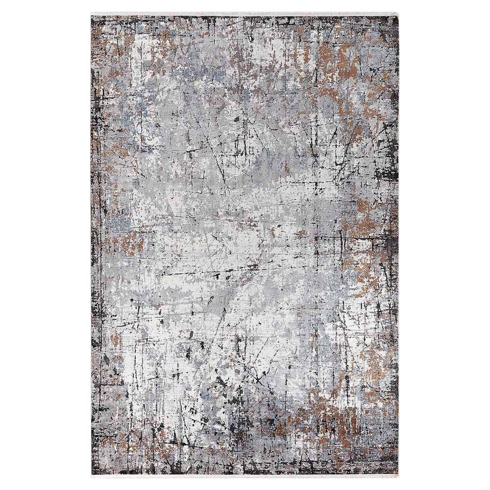 Kalipso Abstract Design Rug (V3) - Grey