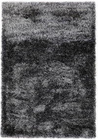 Lily Shimmer Dark Grey Shaggy Rug