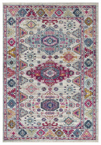 Miami Medallion Design Rug - Cream