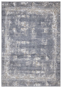 Monaco Faded Modern Grey Rug