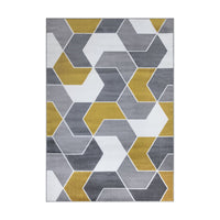 Monaco Geometric Mustard Rug