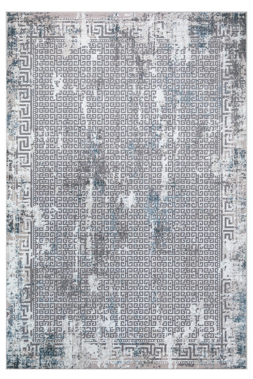 New York Grey Greek Rug