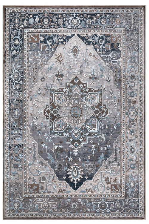 New York Grey Traditional Rug