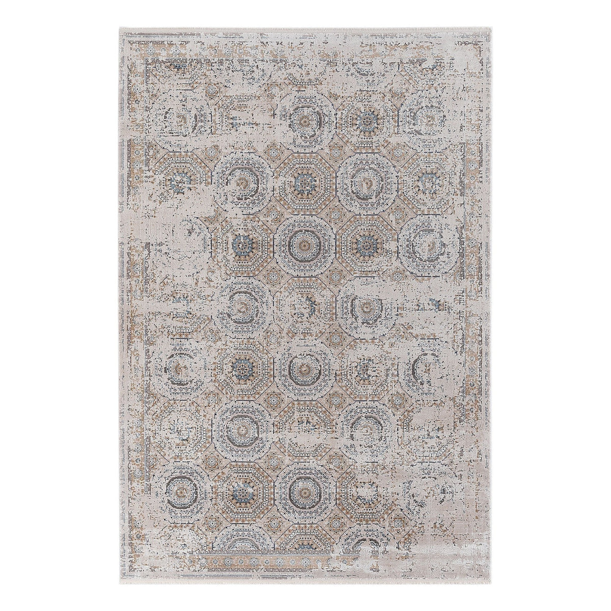 Olimpos Traditional Faded Rug (V9) - Beige