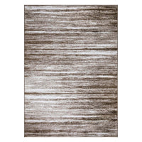 Palma Striped Modern Brown Rug