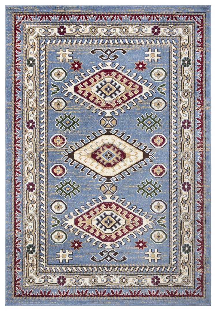Qashqai Multi Medallion Rug V2 - Blue