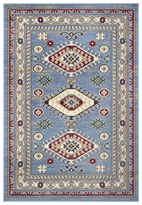 Qashqai Multi Medallion Rug V2 - Blue