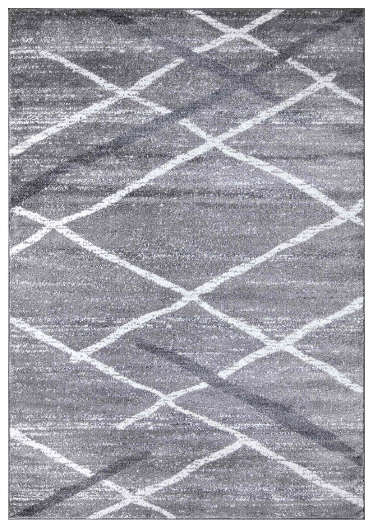 Salvador Geometric Modern Grey Rug