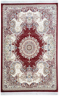 Sicily Traditional Medallion Rug (V17) - Red