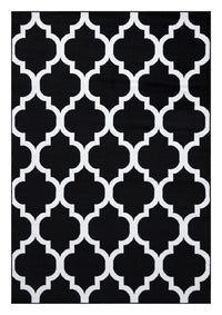 Trendy Moroccan Rug V2 - Black