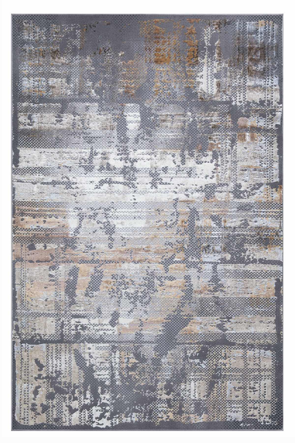 Velar Abstract Design Rug (V1) - Grey