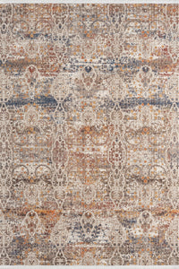 Faded Ikat Rug — Beige