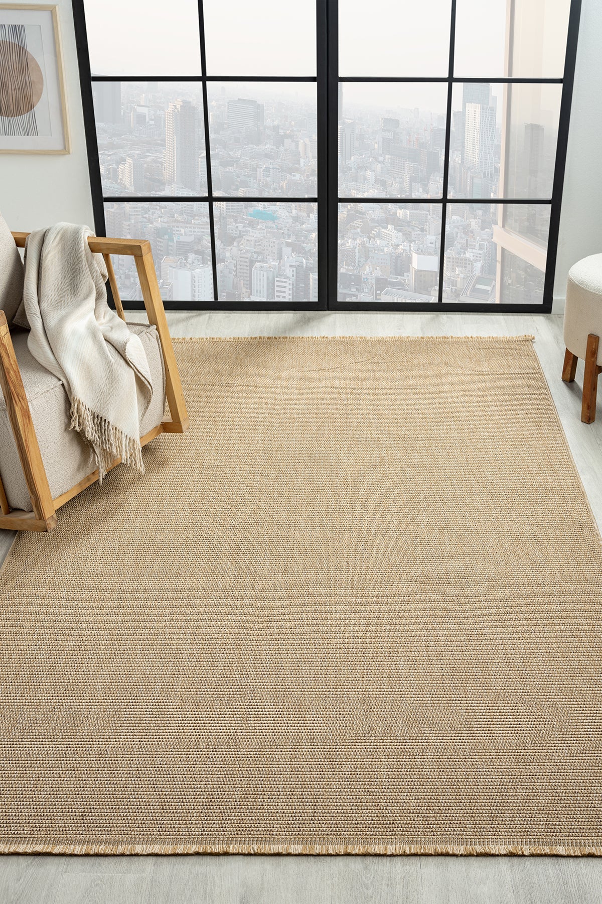 Beige · Bombay Loop Pile Sisal Rug