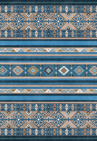 Washable Kilim Stripe Rug