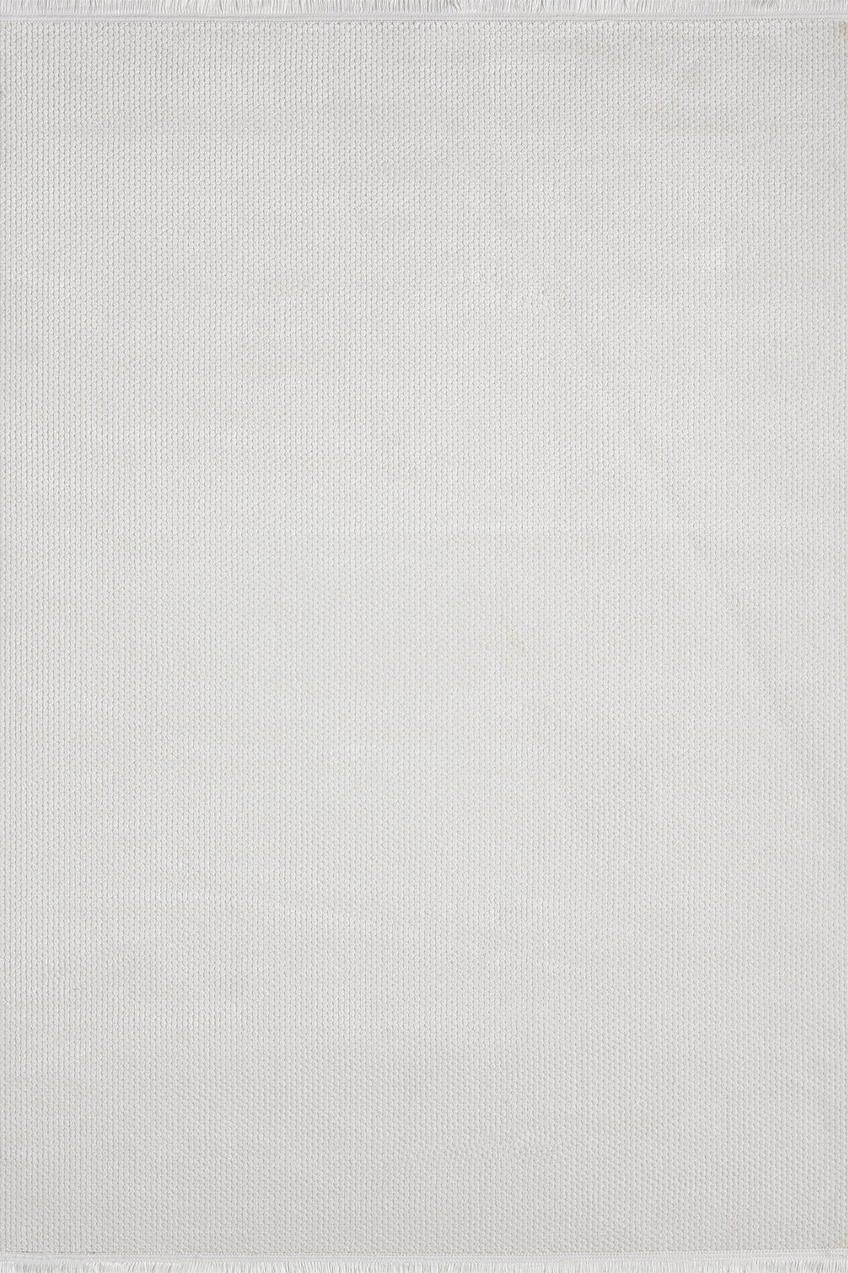 Cream · Micro Diamond Rug — overhead view of the full rug