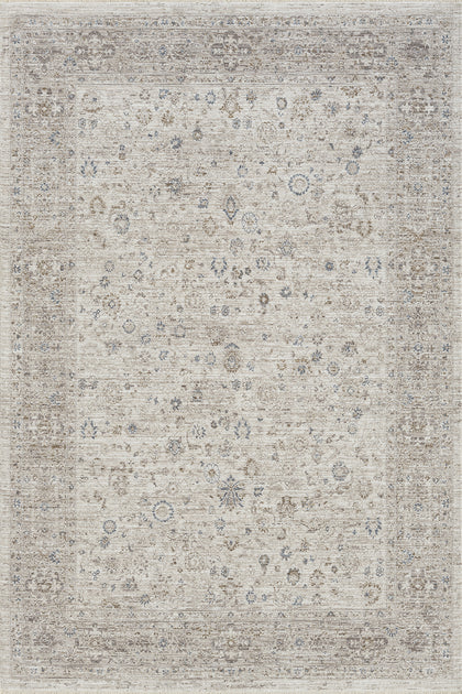 Beige · Soft Antique Rug — overhead view of the full rug