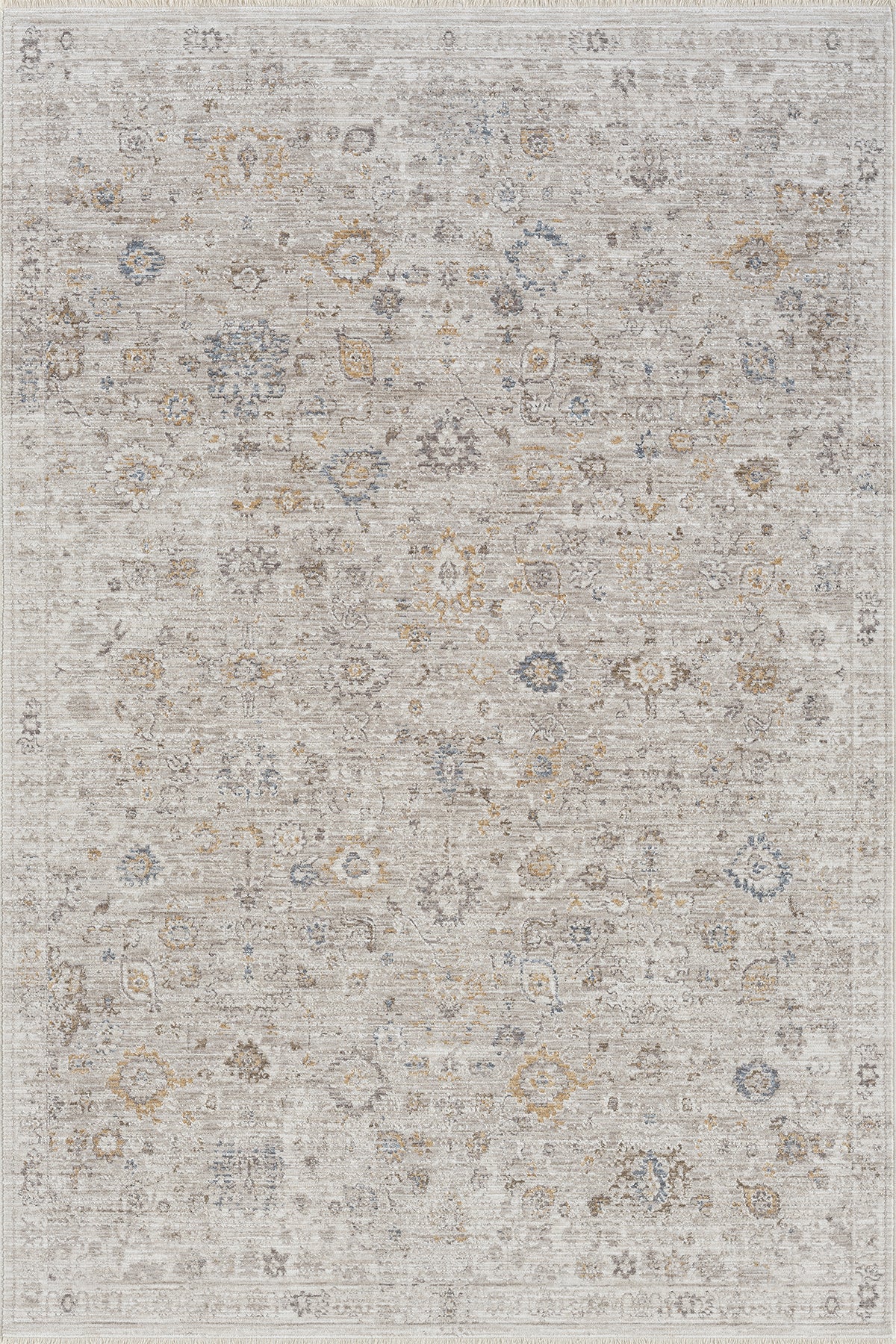 Beige · Pale Persian Rug — overhead view of the full rug