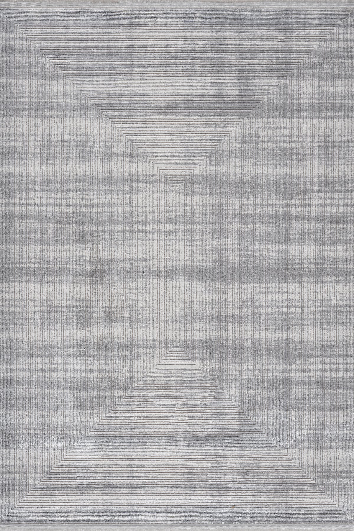 Grey · Ombre Wash Rug — overhead view of the full rug