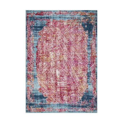 Amsterdam Geometric Design Rug (V2) - Red