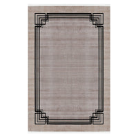 Elexus Ruby Border Rug (V2) - Beige