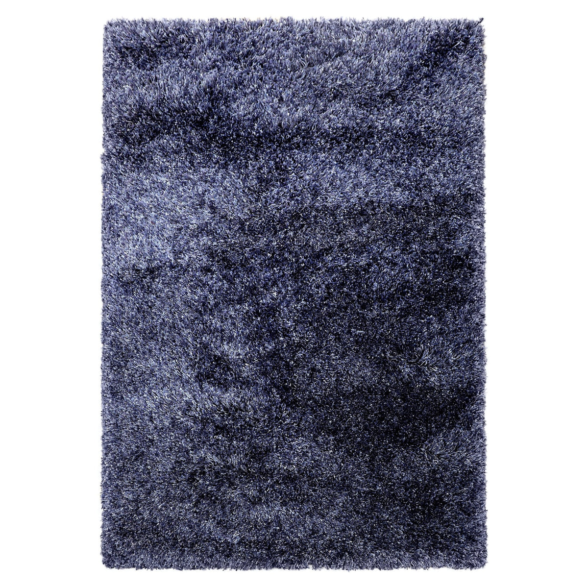 Fluffy Soft Shaggy Blue Rug