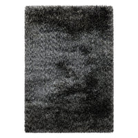 Fluffy Soft Shaggy Charcoal Rug