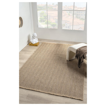India Chevron Sisal Rug