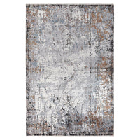 Kalipso Abstract Design Rug (V3) - Grey