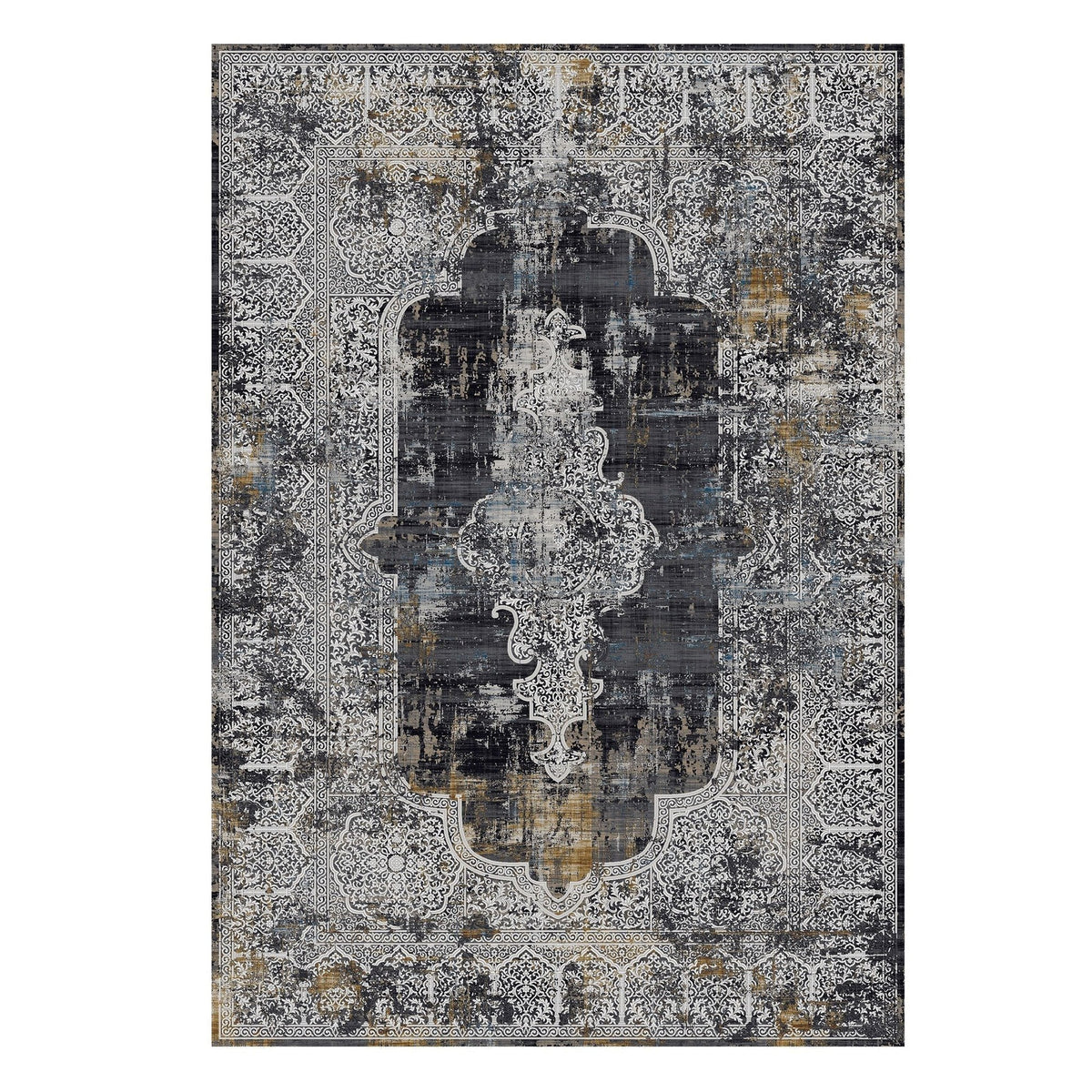 Kalipso Traditional Design Rug (V4) - Black