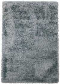 Lily Shimmer Duck Egg Shaggy Rug