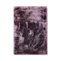 Lily Shimmer Purple Shaggy Rug