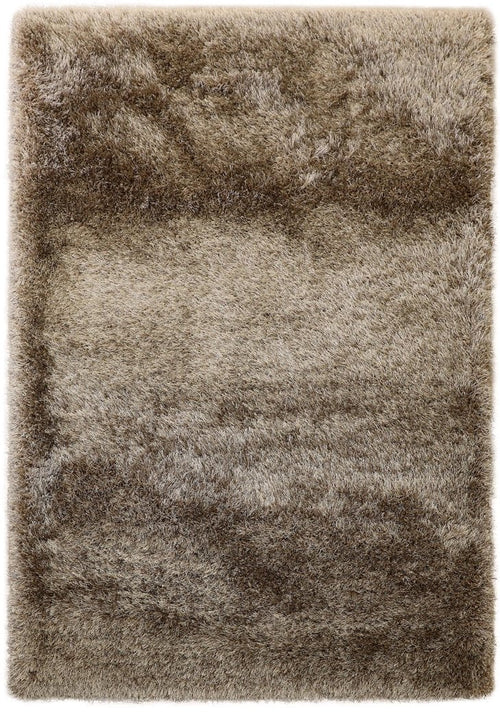 Lily Shimmer Taupe Shaggy Rug