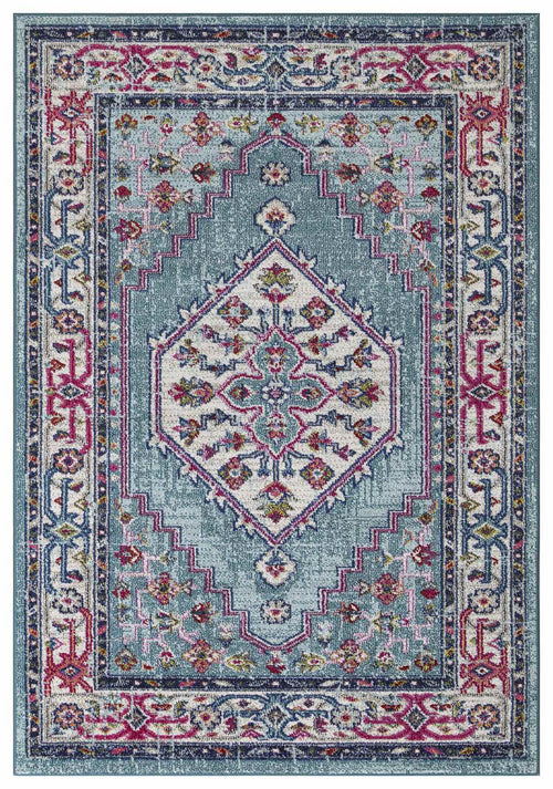 Miami Traditional Design Rug - Blue