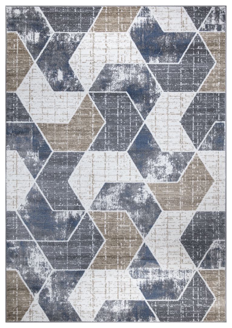 Monaco Geometric Beige Rug
