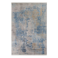 Olimpos Abstract Design Rug (V2) - Blue