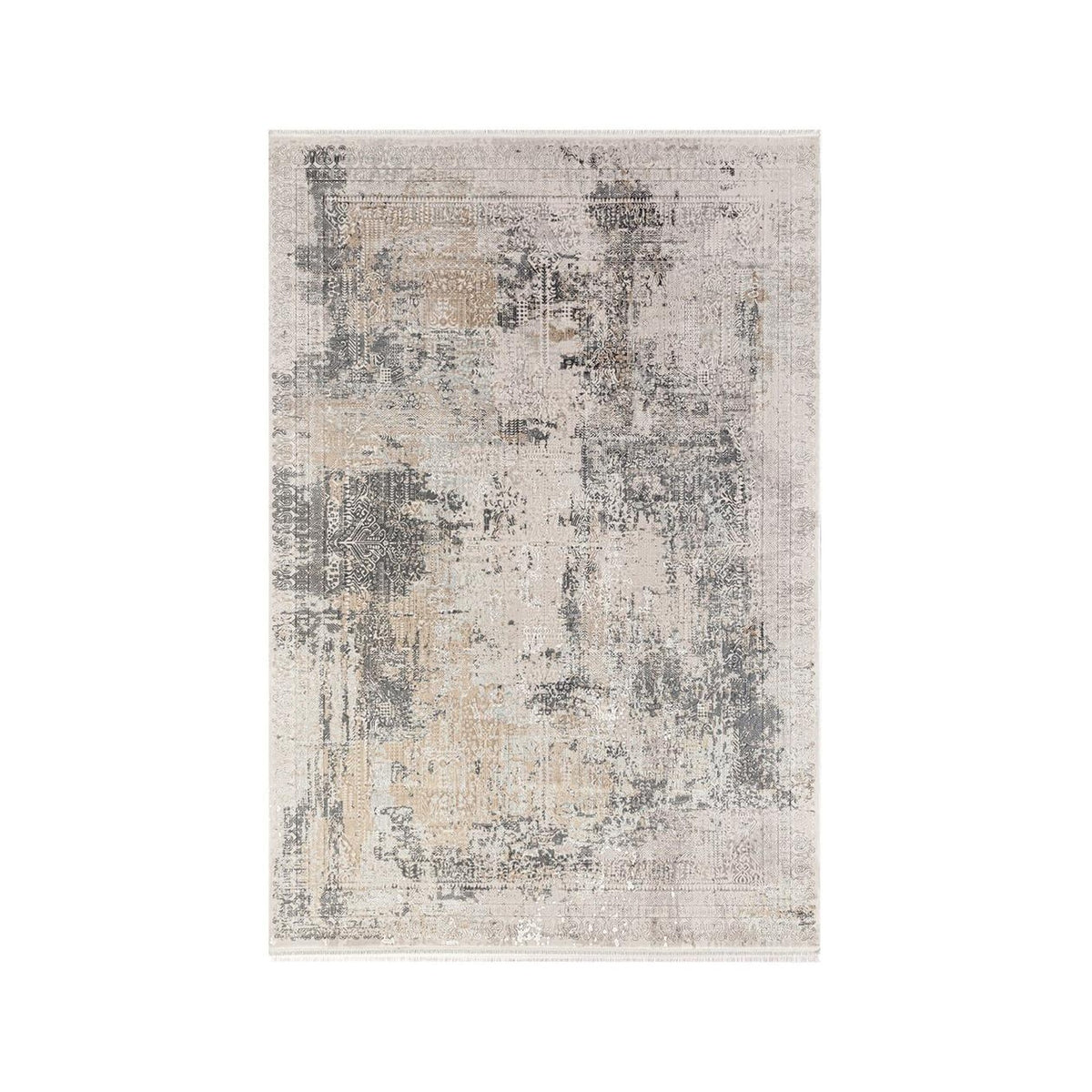 Olimpos Traditional Faded Rug (V1) - Beige