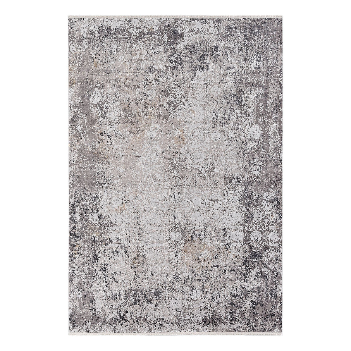 Olimpos Traditional Faded Rug (V8) - Grey