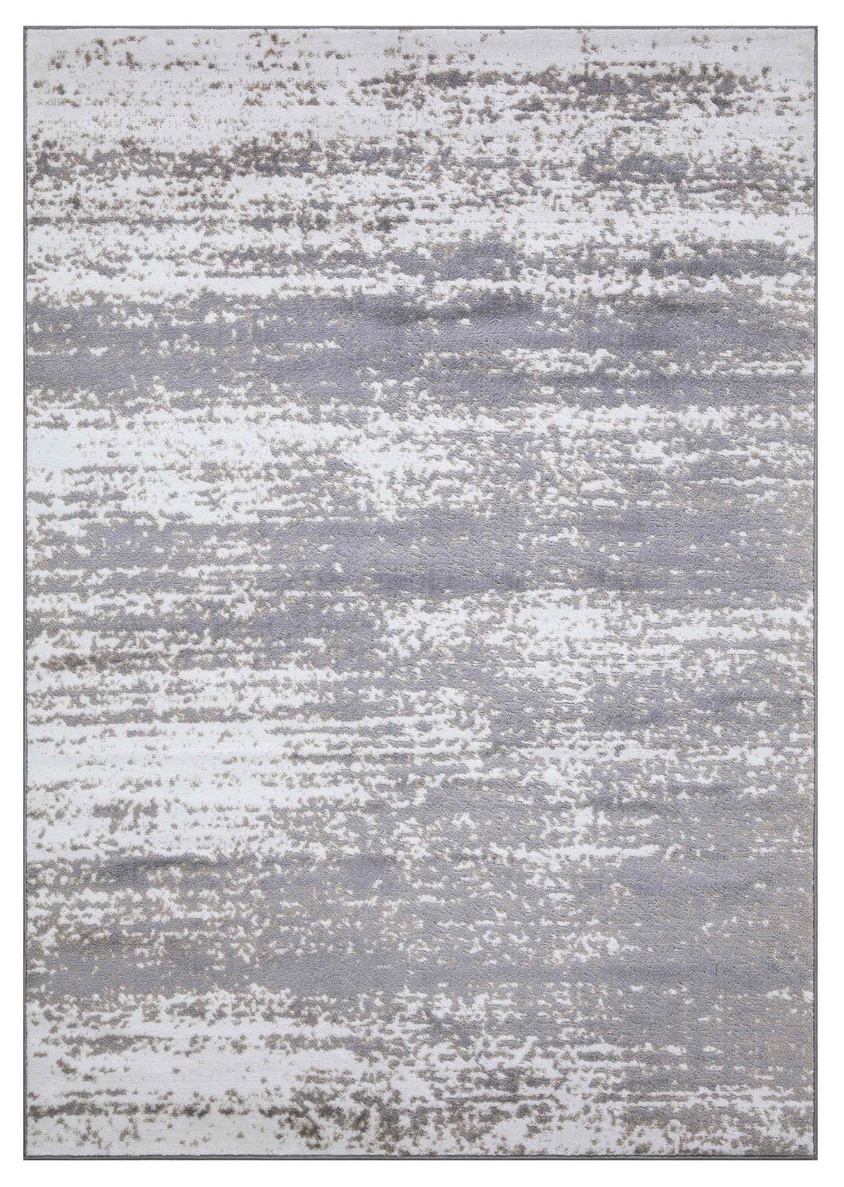 Palma Abstract Modern White Rug