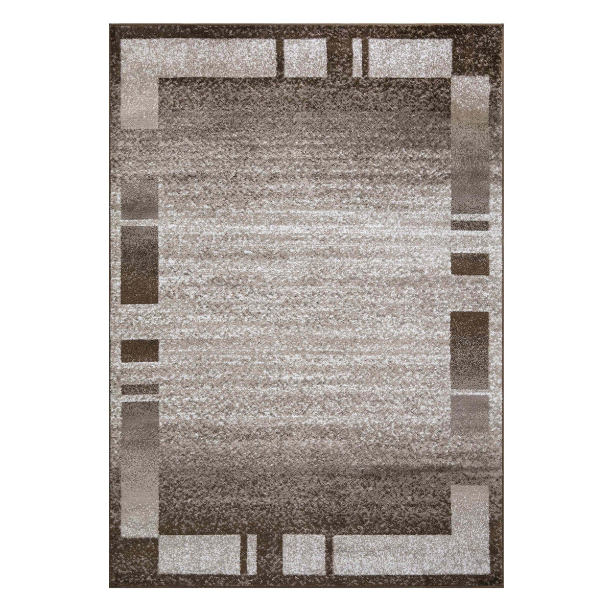Palma Border Modern Beige Rug
