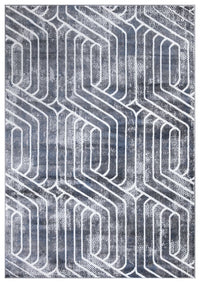 Paris Contemporary Blue Rug