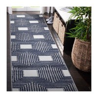 Paris Diamond Modern Navy Rug